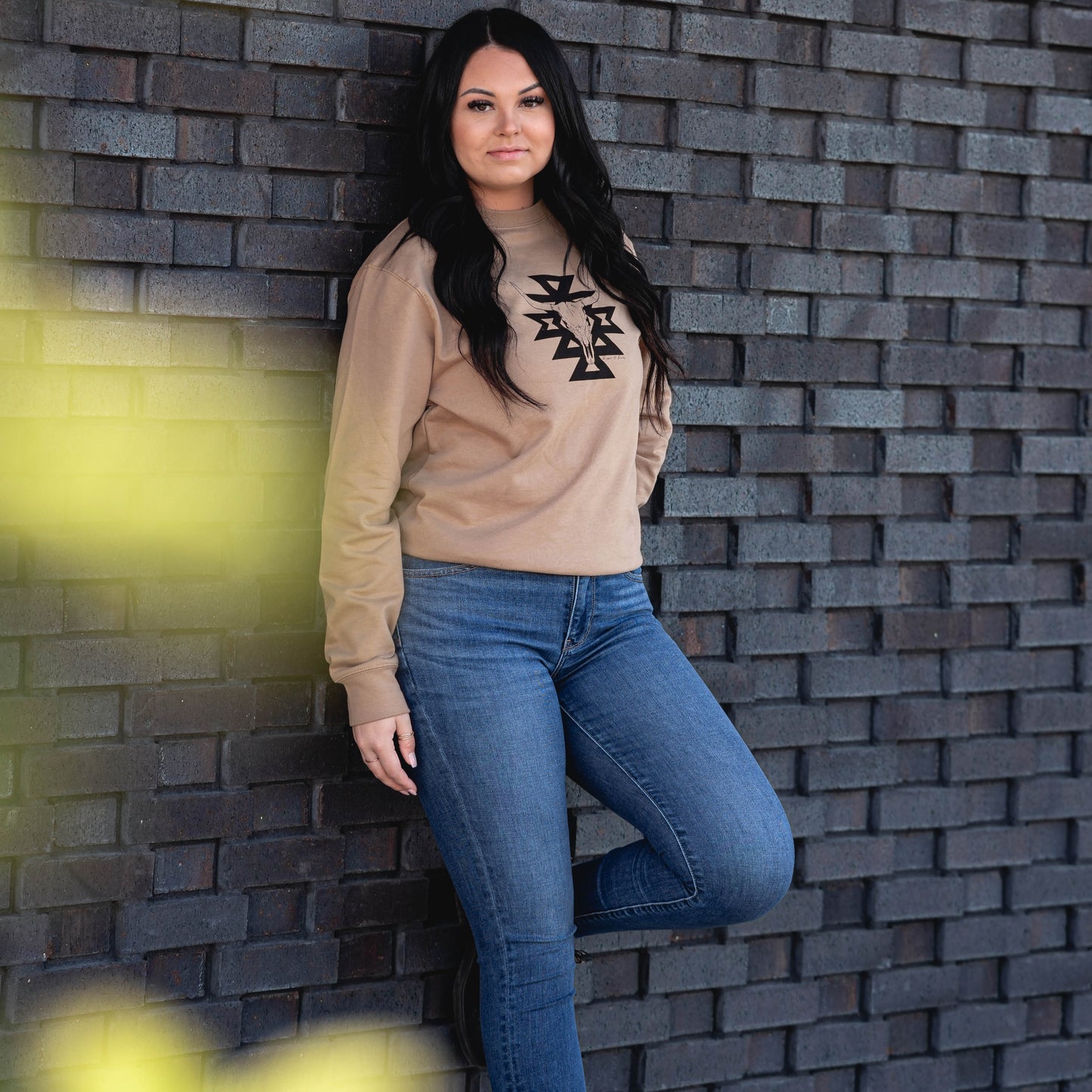 Cow Skull Crewneck