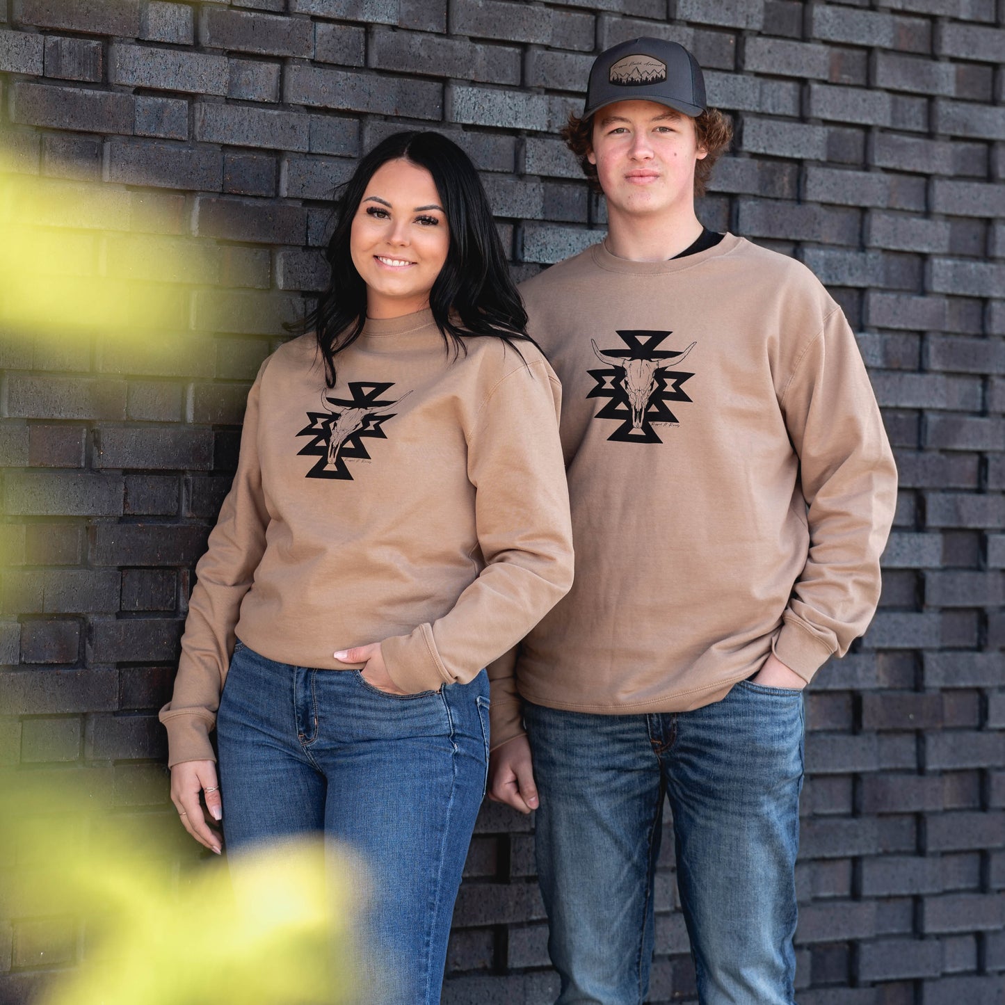 Cow Skull Crewneck