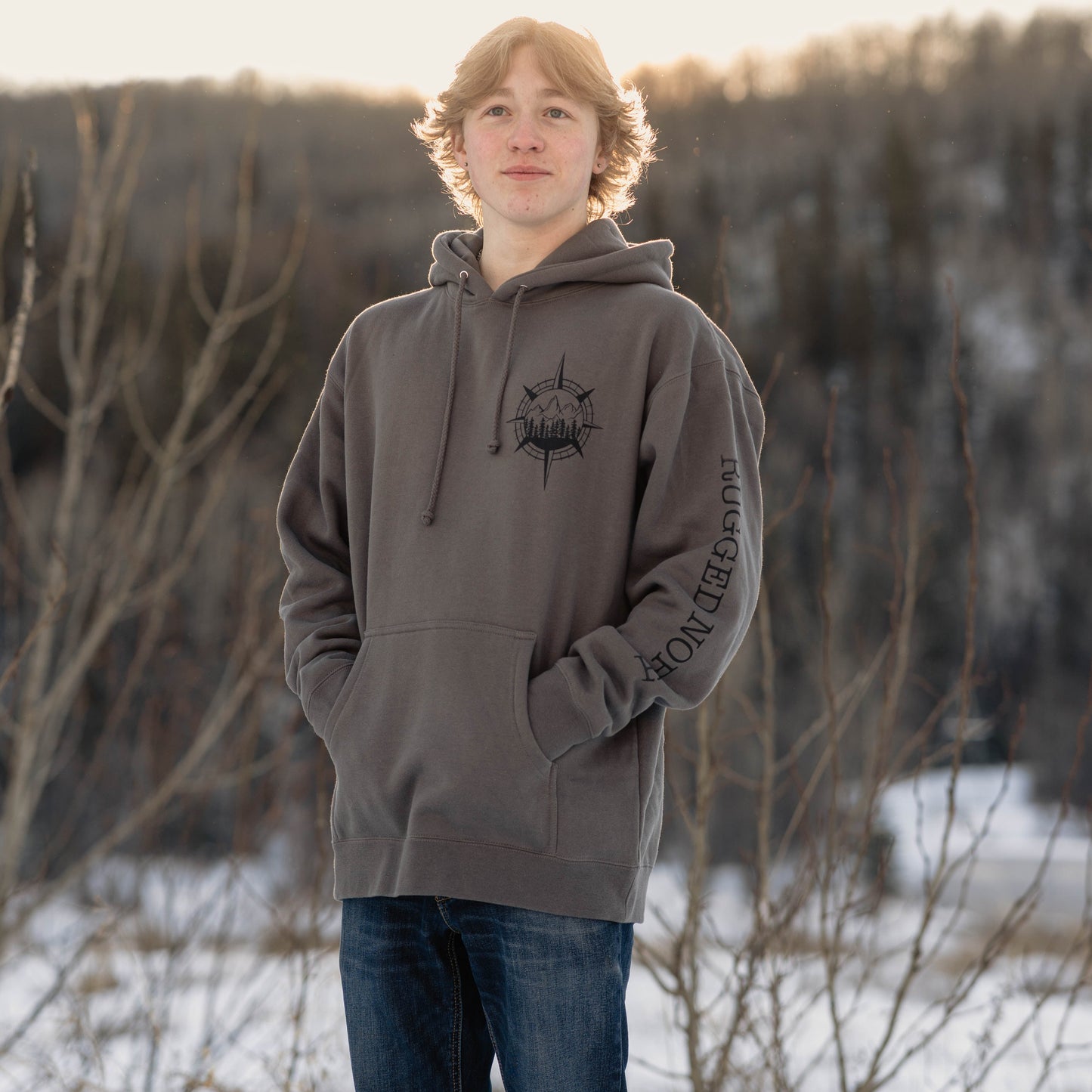 Rugged Compass Hoodie
