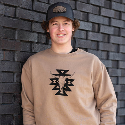 Cow Skull Crewneck